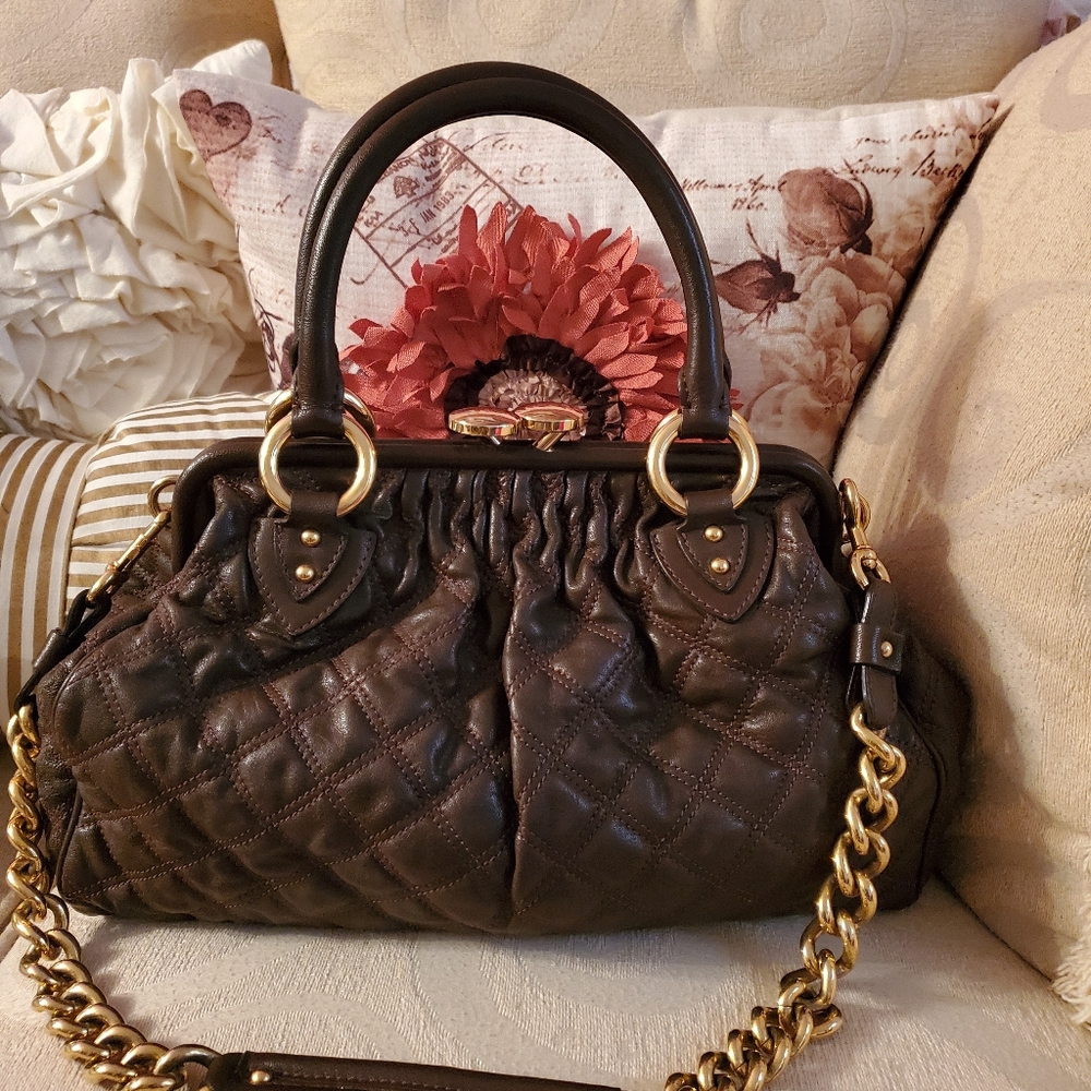 Marc Jacobs Dark Brown Purse w/ Wallet - Picture 6 of 7